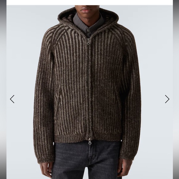 Our Legacy Brown Zip-Up Sweater NWT Fall 2025 - Picture 2 of 8